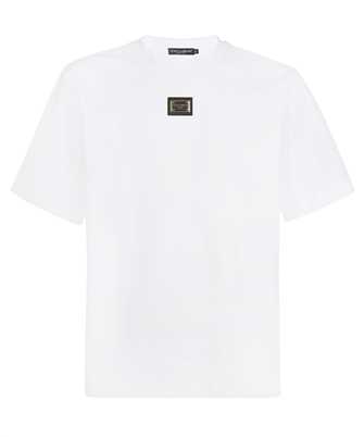Dolce & Gabbana G8NC5T FUGK4 LOGO-PLAQUE SHORT-SLEEVED T-shirt