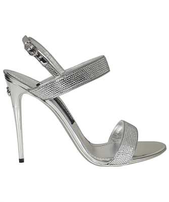 Dolce & Gabbana CR1550 AN191 KIM SATIN WITH FUSIBLE RHINESTONES Sandals