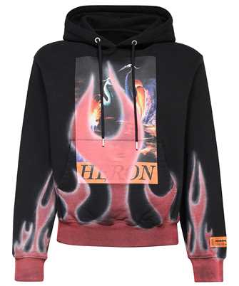 Heron Preston HMBB024S23JER007 HERON TIMES FLAMES Hoodie