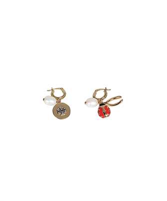 Tory Burch 153644 CHARM HOOP Earrings