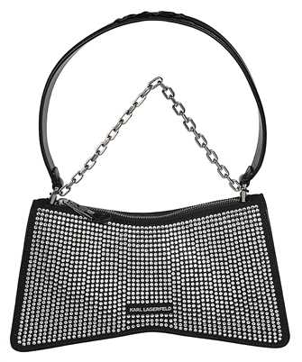 Karl Lagerfeld 235W3019 K/SEVEN ELEMENT RHINESTONE SHOULDER Bag