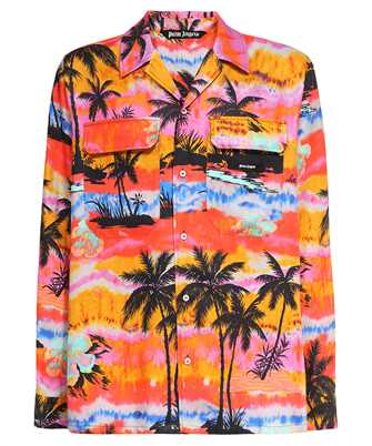 Palm Angels PMGE022F23FAB001 PSYCHEDELIC PALMS Hemd
