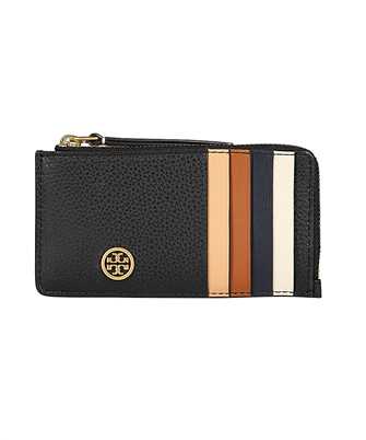 Tory Burch 146012 ROBINSON PEBBLED TOP-ZIP Porta carte di credito