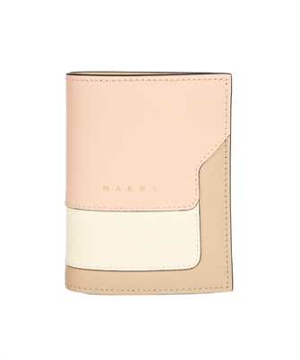 Marni PFMOQ14U13 LV520 SAFFIANO LEATHER BI-FOLD Wallet