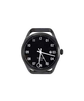 Tom Ford Timepieces TFT002 015 06 HEAD AUTO BLK DIAL 40 MM BRUSHED STAINLESS STEEL WITH DLC Uhr