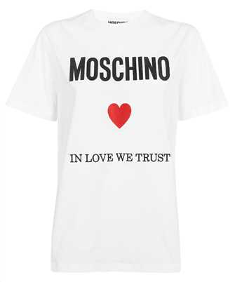 Moschino J0703 0541 LOGO-PRINT COTTON T-shirt