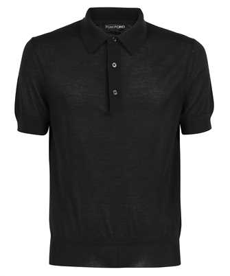 Tom Ford BZH99 TFKC32 FINE GAUGE CASHMERE SILK Polo