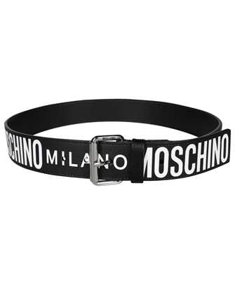 Moschino A8022 8010 CALFSKIN WITH LOGO Belt