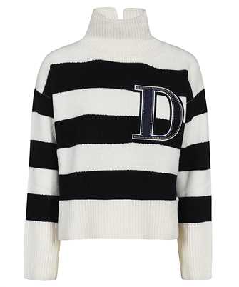 Don Dup DT280 M00832R 2 OVERSIZED POLO NECK FISHERMAN’S RIB Knit