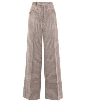 Bally WTR00P WO153 DOGTOOTH-PATTERN WIDE-LEG TAILORED Trousers