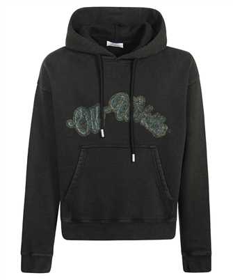 Off-White OMBB085S24FLE020 GREEN BACCHUS SKATE Mikina