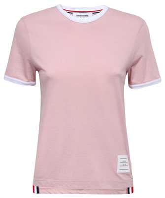 Thom Browne FJS133A J0043  SHORT SLEEVE RINGER T-shirt