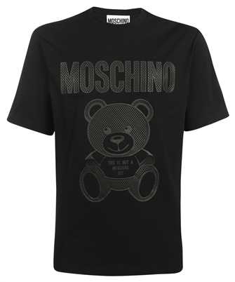 Moschino V0727 2041 TEDDY BEAR PRINT COTTON Tričko