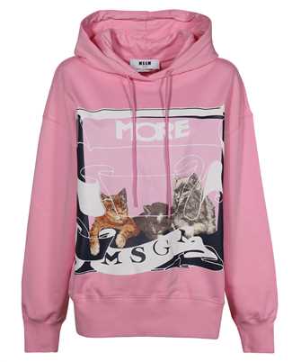 MSGM 3541MDM157 237799 LOGO-PRINT COTTON Hoodie