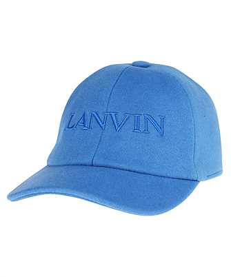 Lanvin 6LBASE U7120 LOGO-EMBROIDERED WOOL-BLEND Cap