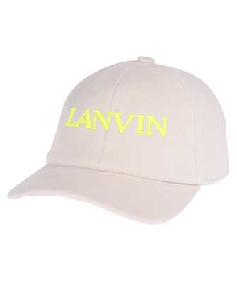 Lanvin 6LBASE U7120 LOGO-EMBROIDERED WOOL-BLEND Cap