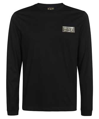 EA7 6RPT20 PJM9Z LOGO-PATCH COTTON T-Shirt