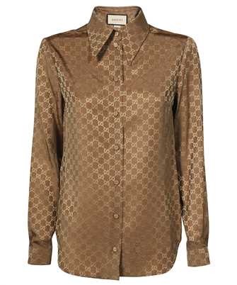 Gucci 720539 ZAISQ GG SILK CREPE Shirt