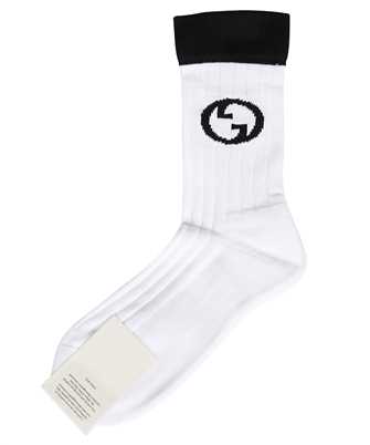 Gucci 745271 4GAFW ROUND INTERLOCKING G COTTON Socks