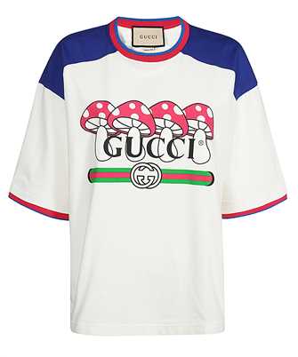 Gucci 753307 XJFT1 GUCCI MUSHROOM PRINT JERSEY T-shirt