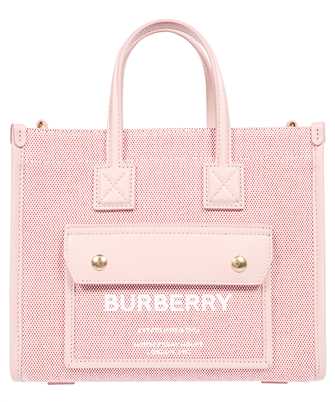 Burberry 8063308 TWO-TONE CANVAS AND LEATHER MINI FREVA TOTE Tasche
