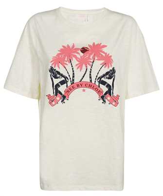 See By Chlo CHS23UJH26112 LOGO-PRINT SHORT-SLEEVE T-shirt