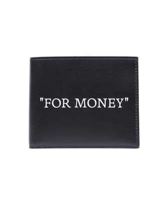 Off-White OMNC074F23LEA001 QUOTE BOOKISH BIFOLD Wallet