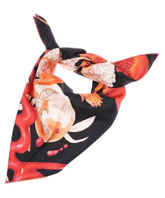 Salvatore Ferragamo 310146 POMEGRANATE PRINT SILK Schal
