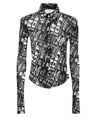 Off-White OWGE02GF25JER002 MULTILOGO MESH  Shirt