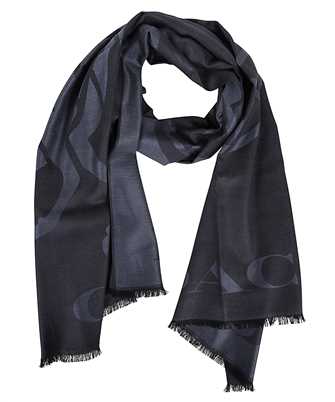 COACH 29CAZ32 BLK OVERSIZED HORSE & CARRIAGE OBLONG Scarf