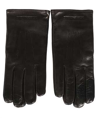 Emporio Armani 624139 CC203 LAMBSKIN NAPPA LEATHER WITH BAGUETTE DETAIL Gloves