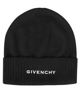 Givenchy BPZ06V P0DB EMBROIDERED-LOGO WOOL Beanie