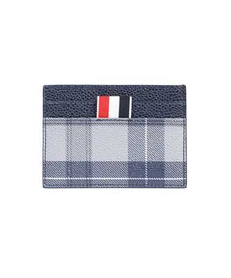 Thom Browne MAW020L L0001 TARTAN PEBBLE GRAIN LEATHER SINGLE Kartenetui