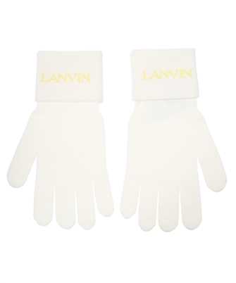 Lanvin 6LGUAN U7132 LOGO-EMBROIDERED WOOL Handschuhe