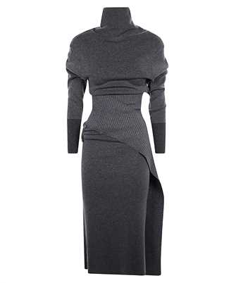 Lanvin RW DR0040 K065 H25 DRAPED MIDI Dress