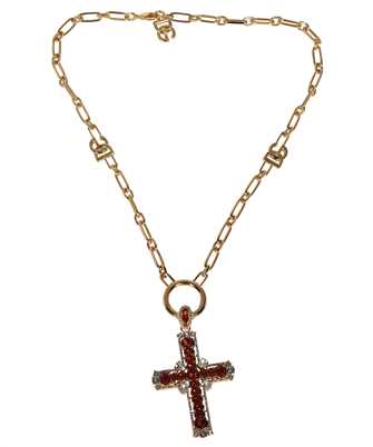 Dolce & Gabbana WNP3S4 W1111 CROSS AND YELLOW CRYSTALS Necklace