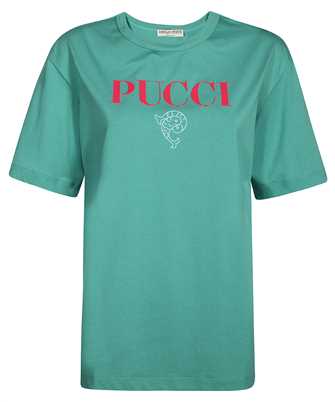 Emilio Pucci 3ETP20 3E985 LOGO-PRINT COTTON T-shirt