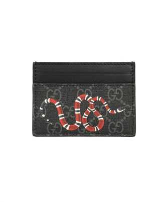 Gucci 451277 K541N GG SUPREME KINGSNAKE PRINT Card holder