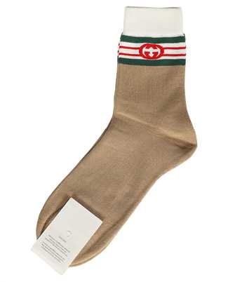 Gucci 676824 4G293 INTERLOCKING G STRIPE COTTON Socks