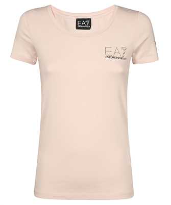 EA7 8NTT65 TJDQZ RHINESTONE-APPLIQU LOGO-PRINT T-shirt