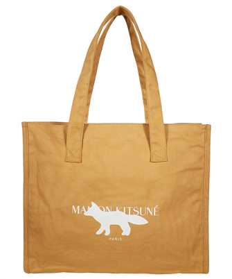 Maison Kitsune IU05154WW0052 PROFILE FOX STAMP E/W TOTE Bag