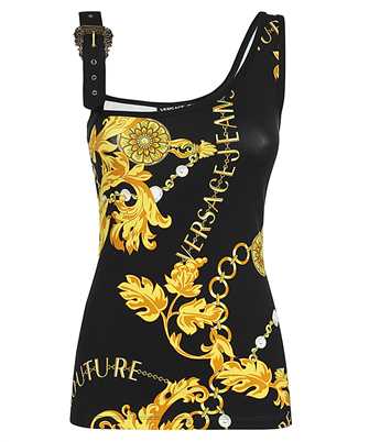 Versace Jeans Couture 75HAM616 JS214 LOGO-PRINT BUCKLE-DETAIL Top