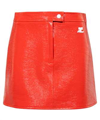 Courreges PERCJU001VY0003 VINYL MINI Skirt