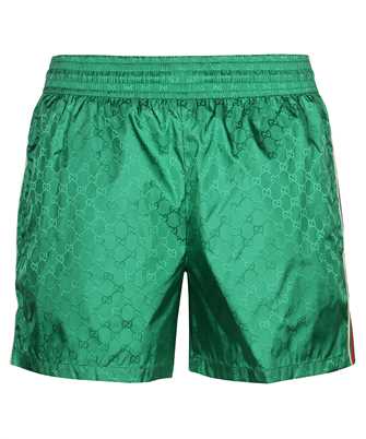 Gucci 699084 XHAFX JACQUARD GG Swim shorts