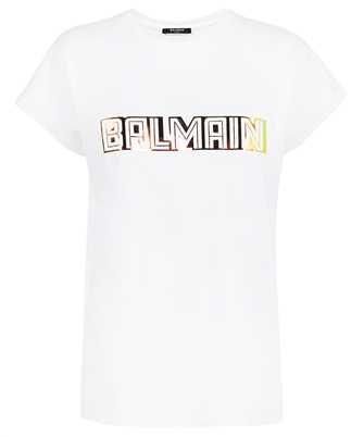 Balmain WF0EF010B098 METALLIC EMBOSSED T-shirt