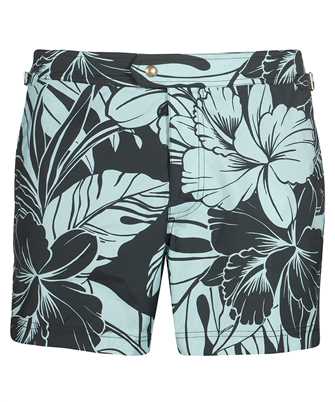 Tom Ford BZ622 TFB450 HIBISCUS PRINT COMPACT POPLIN Swim shorts