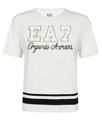 EA7 6RTT34 TJPYZ UNIVERSITY SQUAD LOGO-EMBROIDERED T-shirt