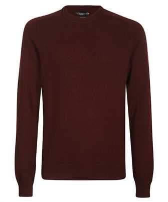 Tom Ford BAK76 TFK410 CASHMERE SADDLE CREW Sveter