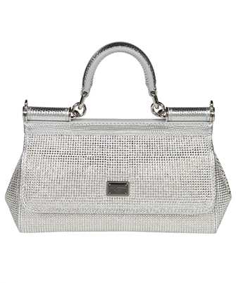 Dolce & Gabbana BB7116 AN241 KIM SMALL SATIN SICILY WITH FUSIBLE RHINESTONES Bag