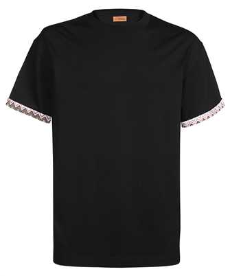 MISSONI US23SL03 COTTON CREW-NECK WITH KNITTED INSERT T-Shirt